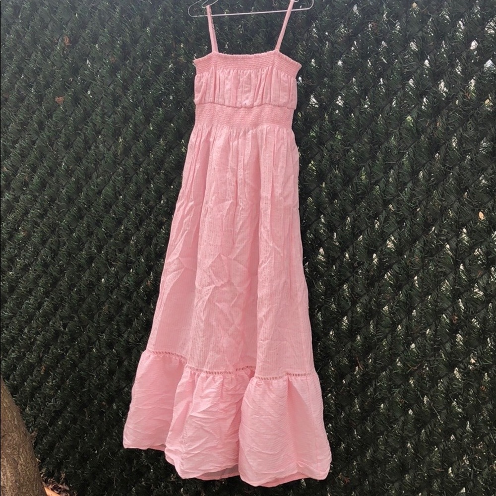 Ruffled maxi dress